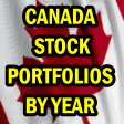 Investment Portfolios - Canada Stock Portfolios By Year