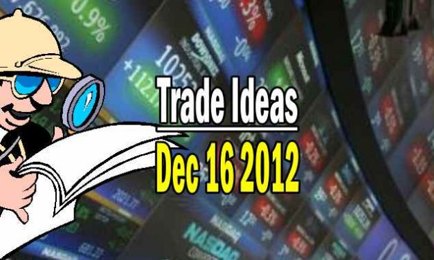 Trade Ideas for Dec 16 2012
