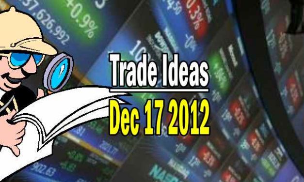 Trade Ideas for Dec 17 2012