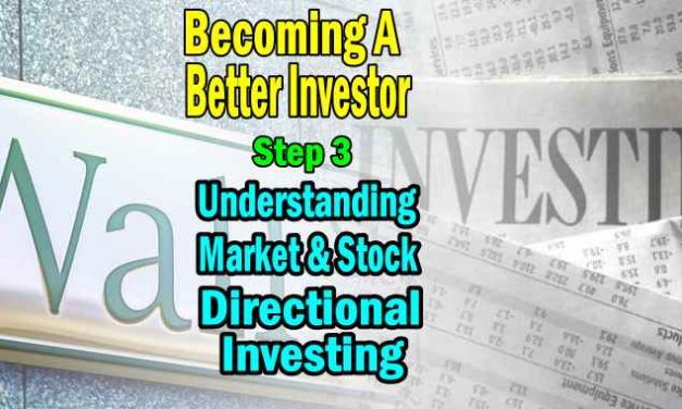 Becoming A Better investor – Step 3 – Understanding Market and Stock Directional Investing