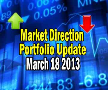 Market Direction Portfolio Update for March 18 2013