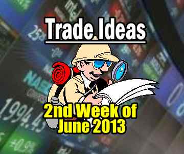 Trade Ideas For the Second Week of June 2013