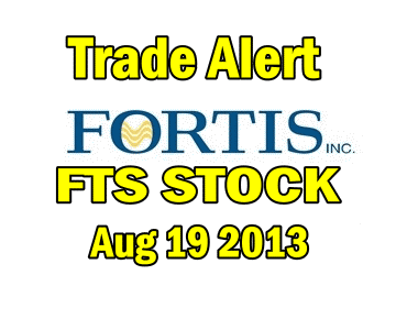 Fortis Stock (FTS) Trade Alert – Aug 19 2013