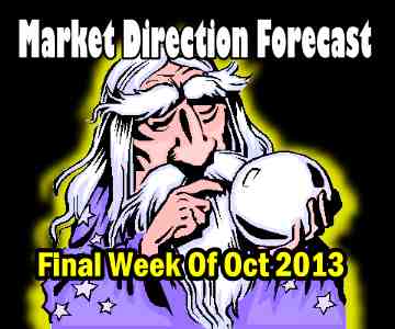 Market Direction Forecast For Final Week of Oct 2013