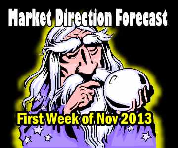 Market Direction Forecast For First Week of Nov 2013
