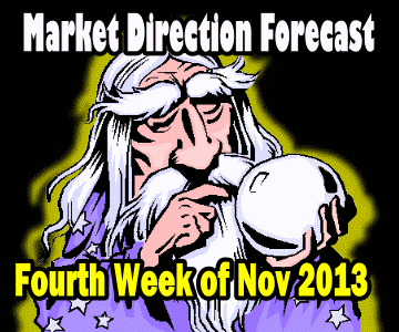 Market Direction Forecast For Fourth Week of Nov 2013