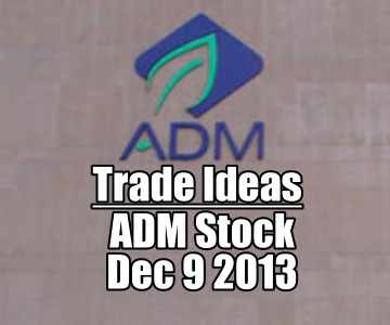 Trade Ideas For Dec 9 2013 on ADM Stock