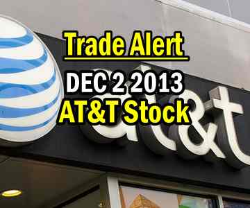 Trade Alert – AT&T Stock (T) For Dec 2 2013