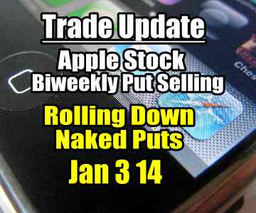 Trade Alert Update for Apple Stock Biweekly Put Selling – Jan 3 2014 – The Roll Down Decision Process