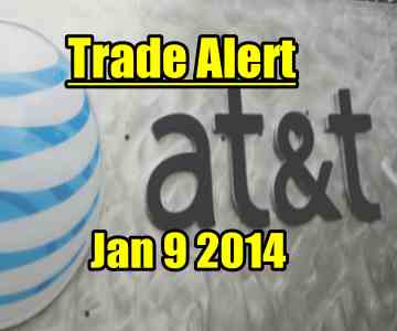 Trade Alert – AT&T Stock (T) For Jan 9 2014