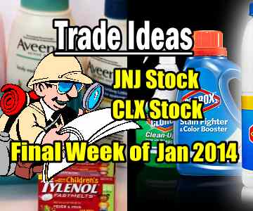10 Trade Ideas For The Final Week Of Jan 2014 – JNJ, CLX Stocks