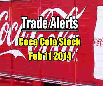 Trade Alerts and Ideas – Coca Cola Stock (KO) For Feb 11 2014