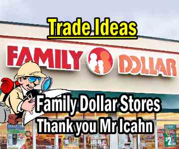 Thank You Carl Icahn- Piggyback Trade Ideas on Family Dollar Stores Stock for June 9 2014