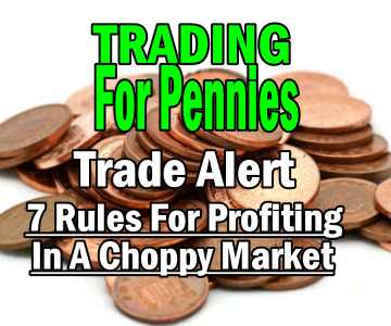 Trade Alert – SPY ETF – Trading For Pennies Strategy Trade – 7 Rules For Profiting In A Choppy Market