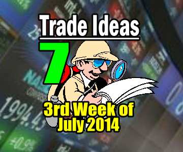 Protection First, Profit Second – 7 Trade Ideas For The Third Week Of July 2014