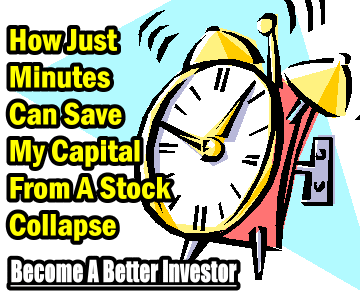 Joy Of The Big Cap Stock – How Just Minutes Can Save My Capital From A Stock Collapse – Why I Don’t Trade Citigroup