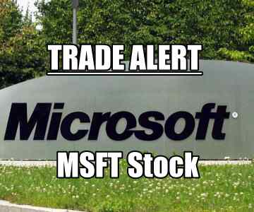 Trade Alert – Microsoft Stock – Jan 26 2015