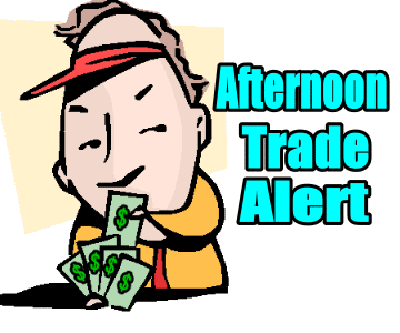 Second Afternoon Trade Alert for Tuesday Jan 5 2016