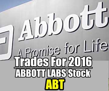 Abbott Labs Stock (ABT) Trades For 2016