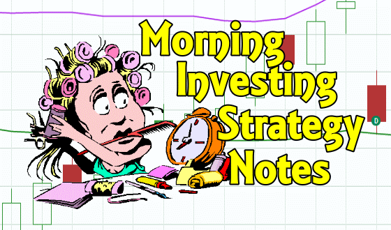 Morning Investing Strategy Notes for Mon May 9 2022