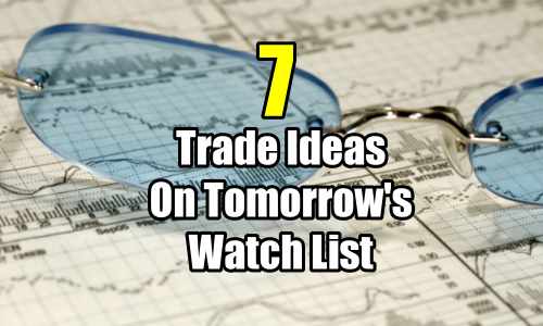 7 Trade Ideas On Tomorrow’s Watch List for Feb 9 2017