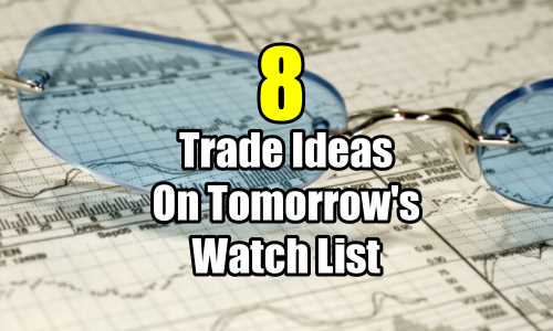 8 Trade Ideas On Tomorrow’s Watch List for Feb 28 2017