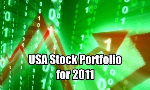 USA Stock Portfolio For 2011 – Return 26.8%
