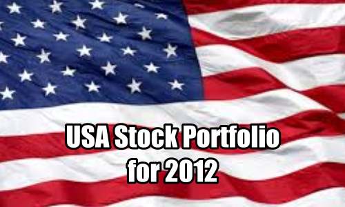 USA Stock Portfolio For 2012 – Return 41.7%