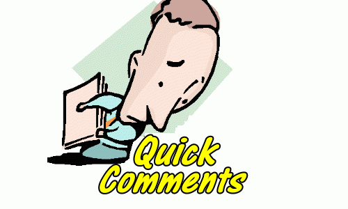 Quick Comments – Pipe Burst! – Jun 20 2018
