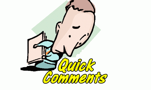 Quick Comments – Into The Close – Nov 6 2017