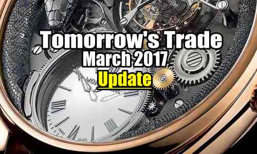 Update of Tomorrow’s Trade Portfolio to Mar 19 2017