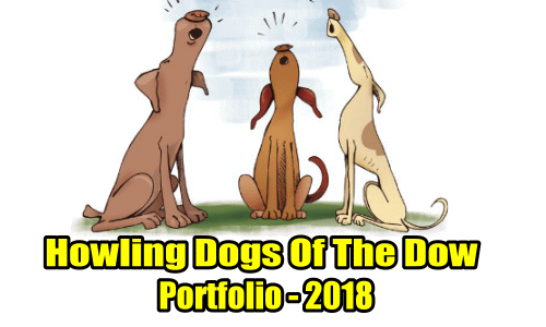 Howling Dogs Of The Dow Portfolio Trades for 2018