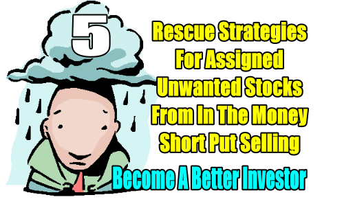 5 Rescue Strategies For Assigned Unwanted Stocks From In The Money Short Put Selling