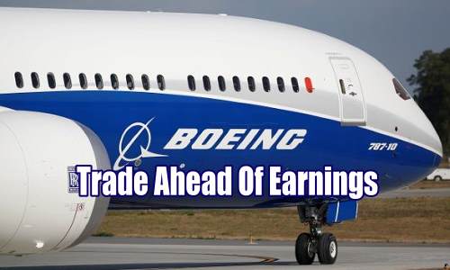 Boeing Stock (BA) – Trade Ahead Of Earnings Strategy Alerts for Tue Jan 29 2019