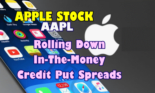 Apple Stock (AAPL) Rolling Down In-The-Money Credit Put Spreads – Feb 25 2021