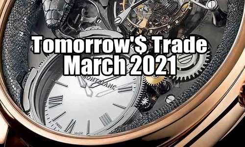 Tomorrow’s Trade Portfolio Ideas for Wed Mar 31 2021