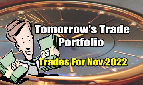 Tomorrow’s Trade Portfolio Ideas for Fri Dec 2 2022