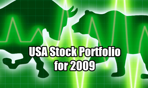 USA Stock Portfolio 2009 Bear Market Stock Trades