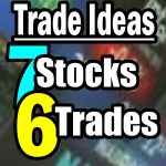 Put Selling Trade Ideas 7 stocks 6 trades
