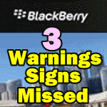 BlackBerry Stock 3 warning signs missed