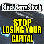 BlackBerry Stock Dec 27 2013 - stop losing your capital