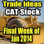 Trade Ideas Caterpillar Stock Jan 27 2014