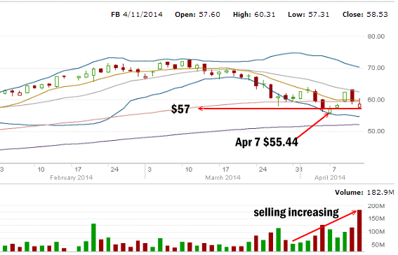 Facebook Stock Feb 11 2014