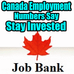 Canada Employment Numbers say Stay Invested