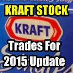 Kraft Foods Stock Trades For 2015 Update – Feb 8 2015