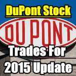 DuPont Stock Trades for 2015 Update