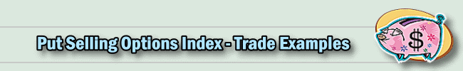 Put Selling Index Trade examples