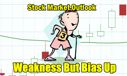 Stock Market Outlook - Weakness But Higher