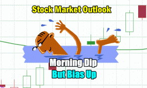 Stock Market Outlook - Morning Dip But Bias Up