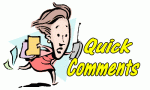Quick Comments On Stock Markets